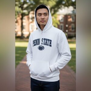 Colosseum men’s Penn State Hoodie‎ white size medium college nittany lions
